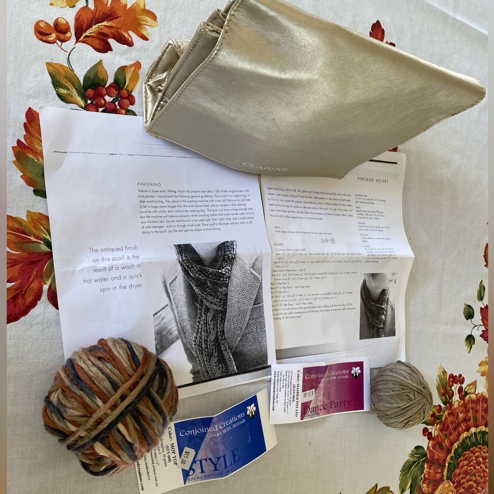 🆕Yarns,Bag&Pattern BNWT